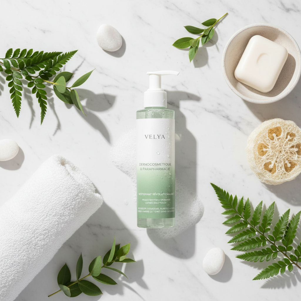 Velya Gel Nettoyant - Flat lay